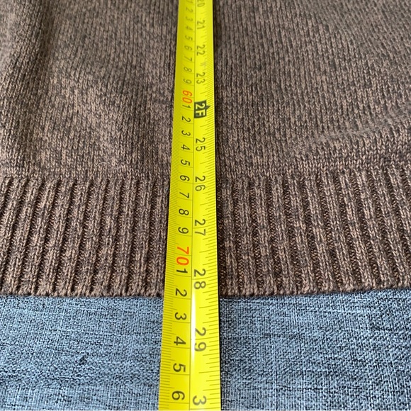 Columbia Sweater Men's XXL Cotton Knit Pullover Crew Neck Brown - Picture 7 of 7